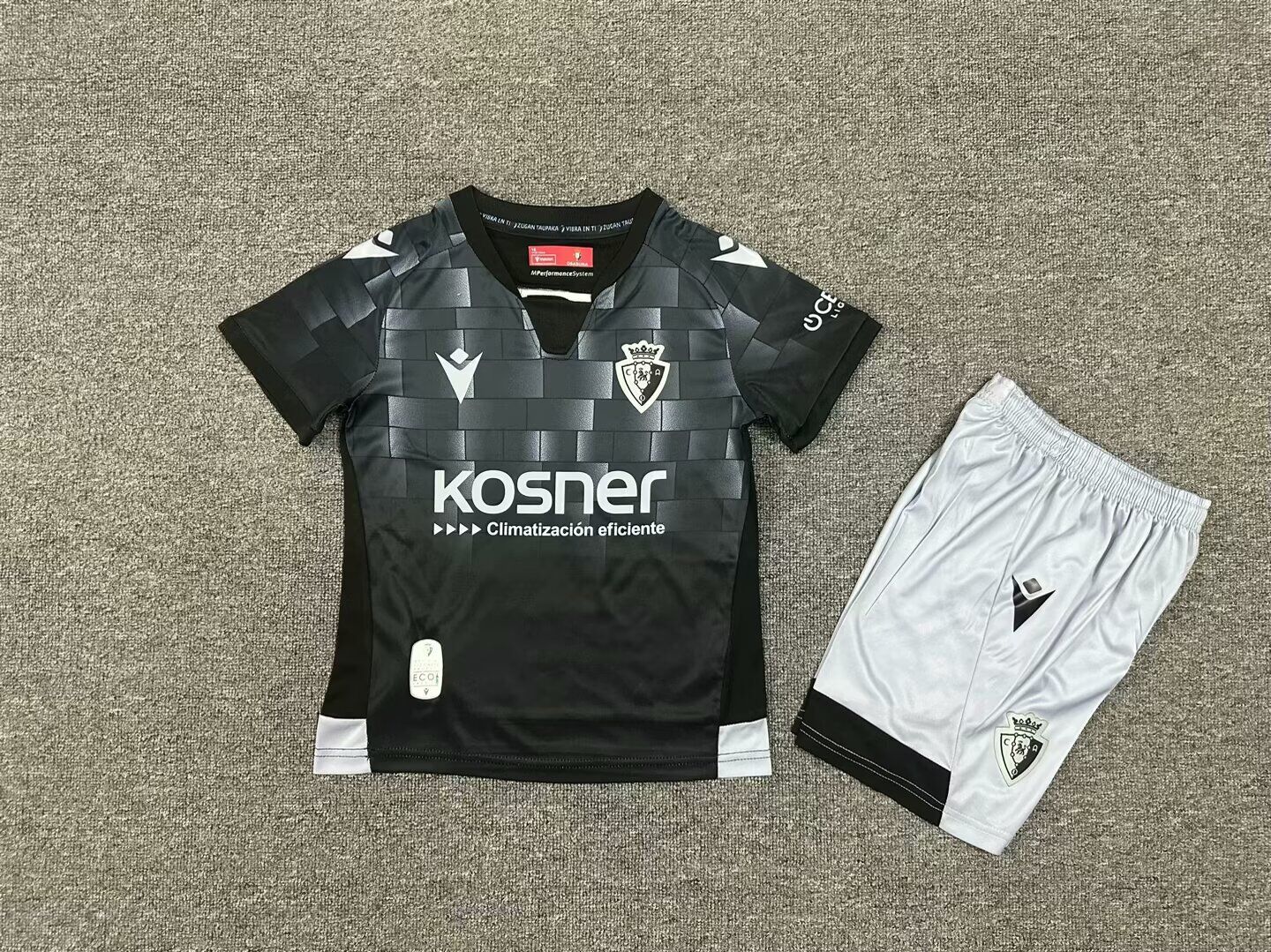 Kids-Osasuna 24/25 Third Black Soccer Jersey